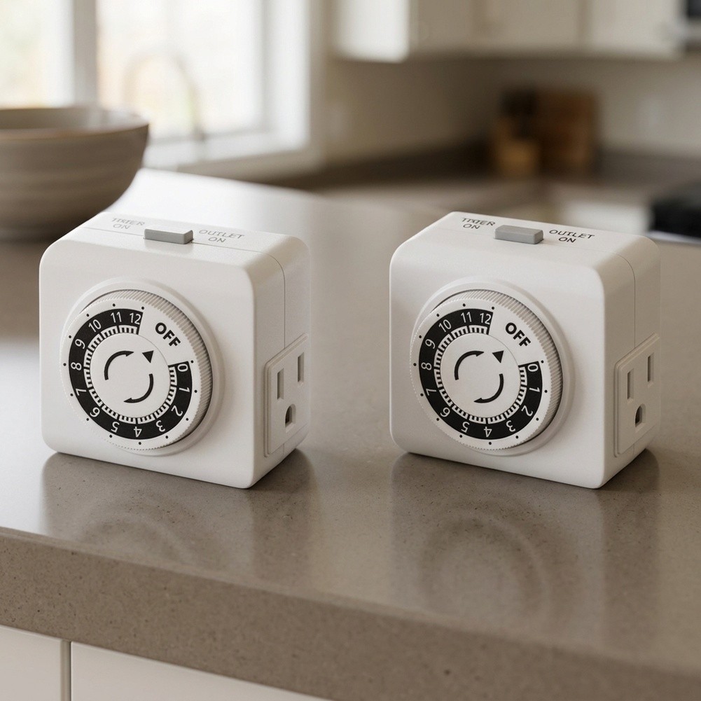 2-pack 24-uurs mechanische tim - Timer Dual Outlet recensie en prijs