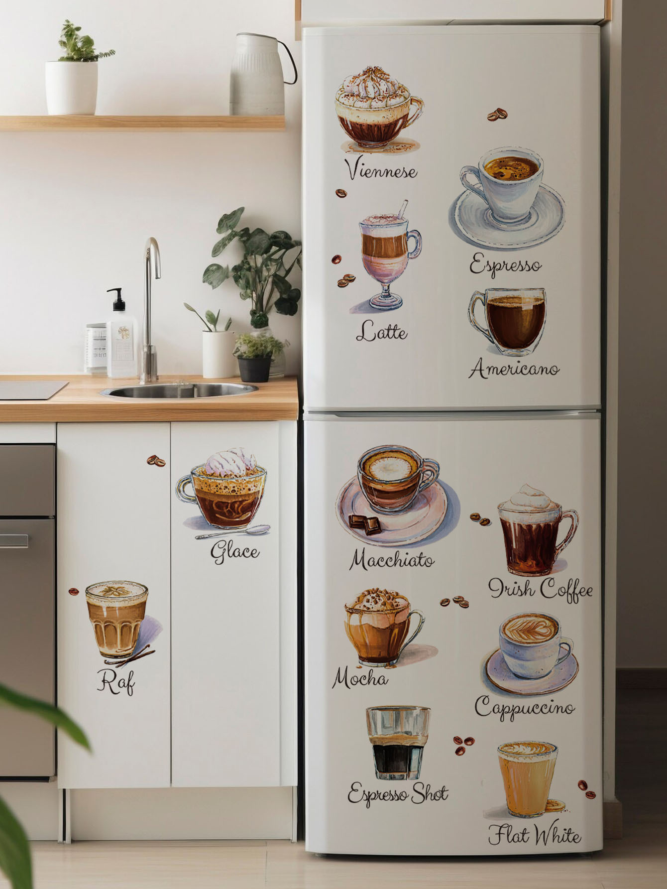 Koffiekopje muurstickers zelfk - Pvc Panel Background recensie en prijs